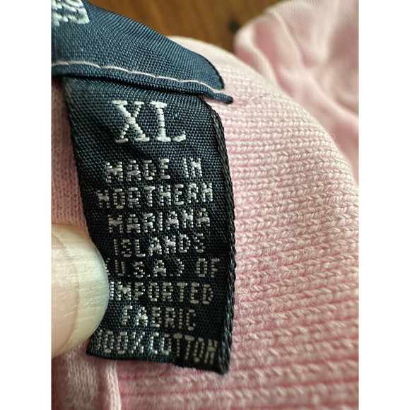 Ralph Lauren Polo Golf Shirt Custom Fit Mens XL Pink w/Teal Pony Short Sleeve - Picture 4 of 13